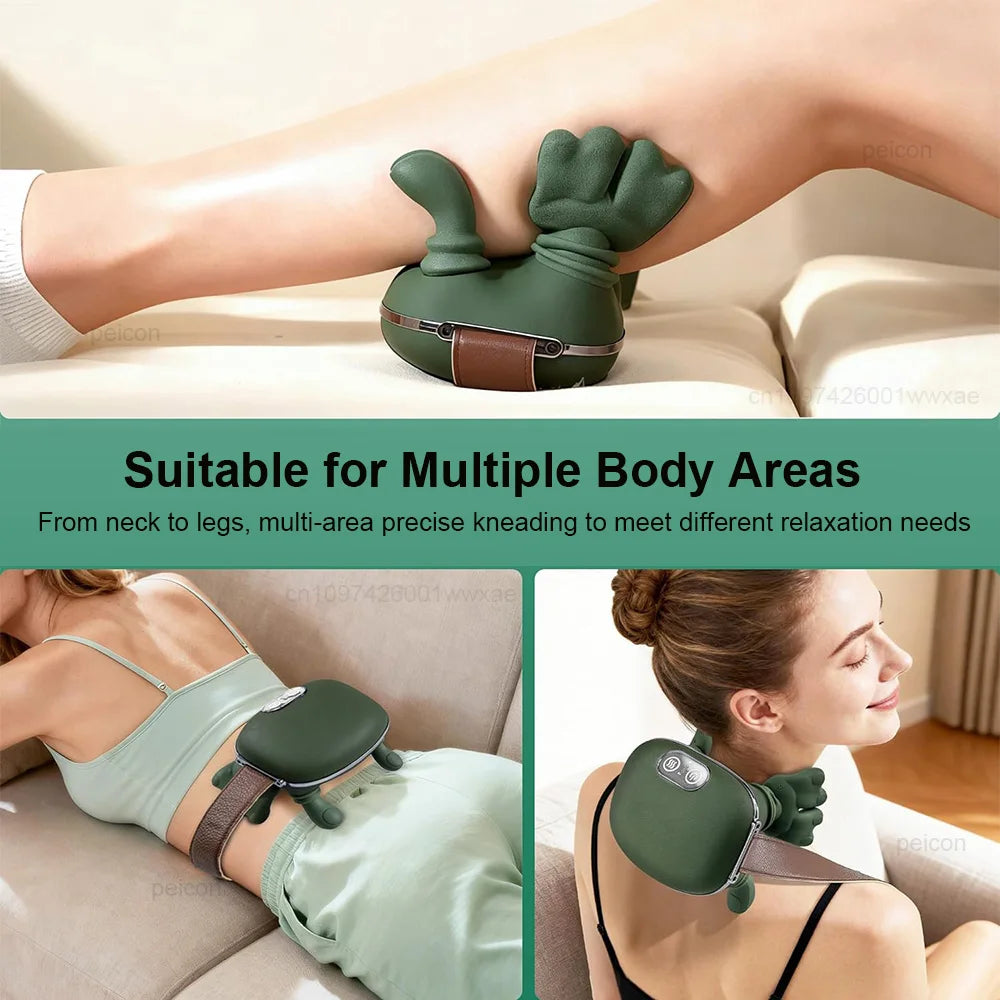 4D Smart Neck & Shoulder Massager – Deep Tissue Relaxation