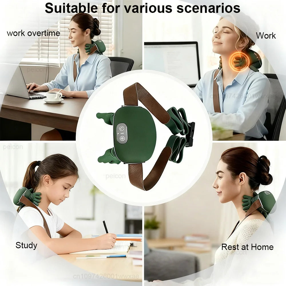 4D Smart Neck & Shoulder Massager – Deep Tissue Relaxation