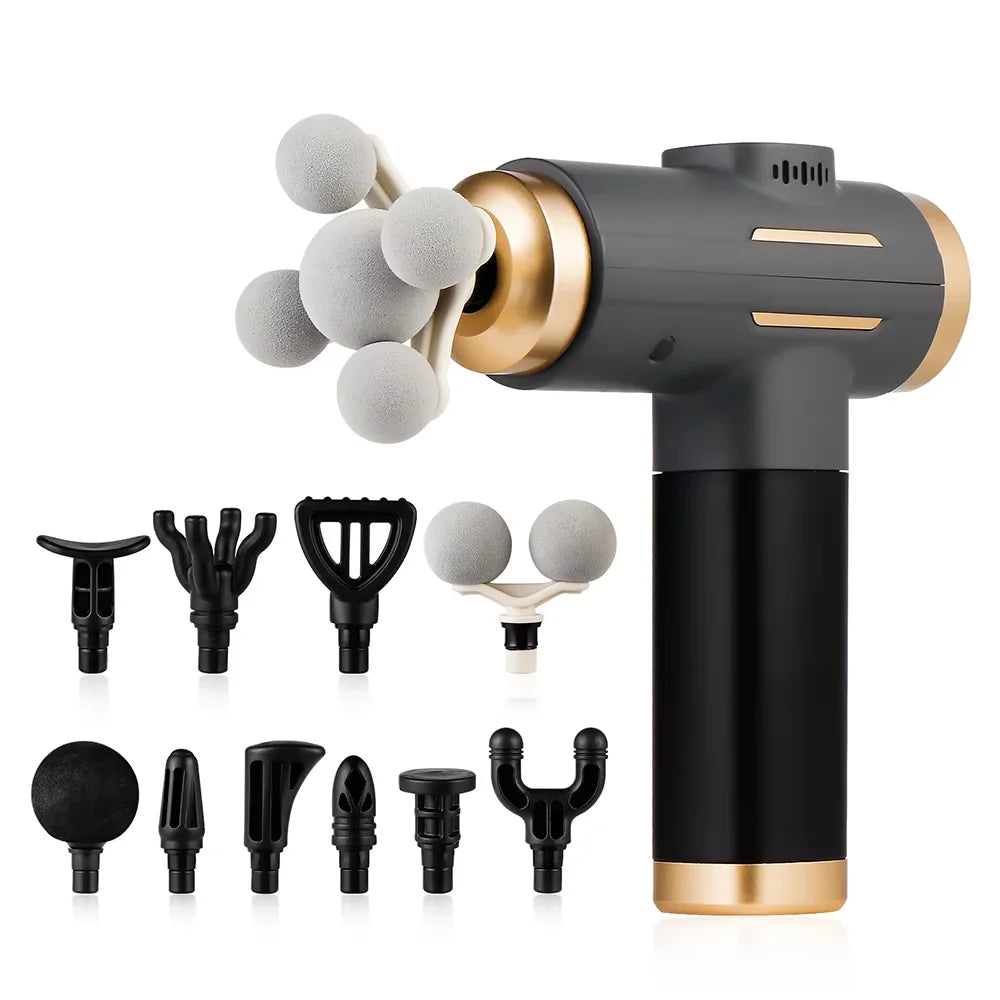 Electric Massage Gun 99 Level Powerful Fascia Gun High-Frequency Vibration